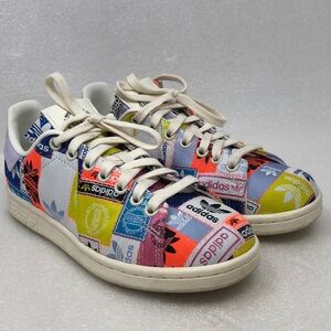 adidas Originals Sneakers Stan Smith Patchwork Trefoils  H03921 Size 6.5